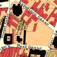 Czernowitz General Street Map ca. 1910
