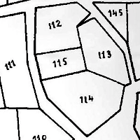 Czernowitz Town Map and Property Owner List 1782