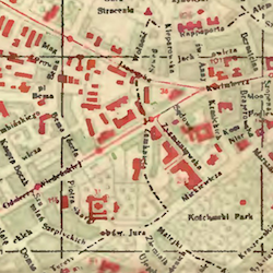 Lemberg (Lwów) General Street Map 1937