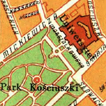 Lemberg (Lwów) General Street Map 1938