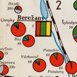 Eastern Galicia Ethnographic Map 1939