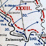 World War I Battle Lines in Galicia & Volhynia, summer 1915