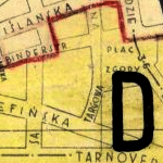 Kraków Street Map Under Occupation ca. 1941