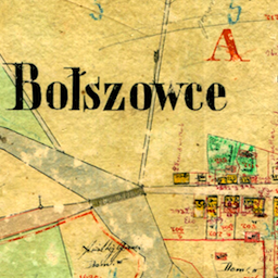 Bołszowce Town Cadastral Map 1846