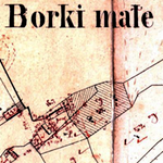 Borki Małe Cadastral Map 1860
