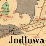 Jodłowa Town Cadastral Map 1850