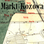 Kozowa Revision Cadastral Map, After 1850