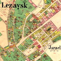 Leżajsk Town Cadastral Map 1853