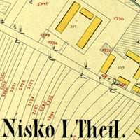Nisko Town Cadastral Map 1853
