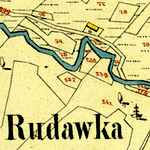 Rudawka Village Cadastral Map 1853 (Stary Sambor Raion)