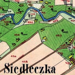 Siedleczka Village Cadastral Map 1851