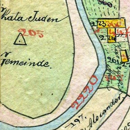 Skała Town Cadastral Map 1859