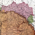 Rand McNally World Atlas Map of Austria-Hungary 1897