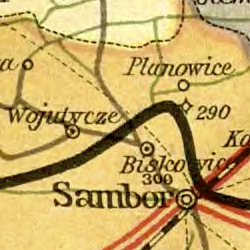 Kornman Road, Rail & Waterway Transport Map of Galicia & Bukovina 1898