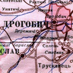 Administrative Map of Drohobych Oblast 1940