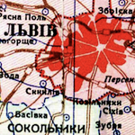 Administrative Map of Lviv Oblast 1940