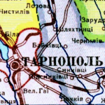 Administrative Map of Tarnopol Oblast 1940
