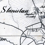 Stanisławów Area Military Map ca. 1836