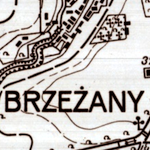 Brzeżany Town Topographic Plan 1941