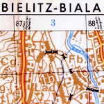 Bielsko-Biała Town Plan 1939