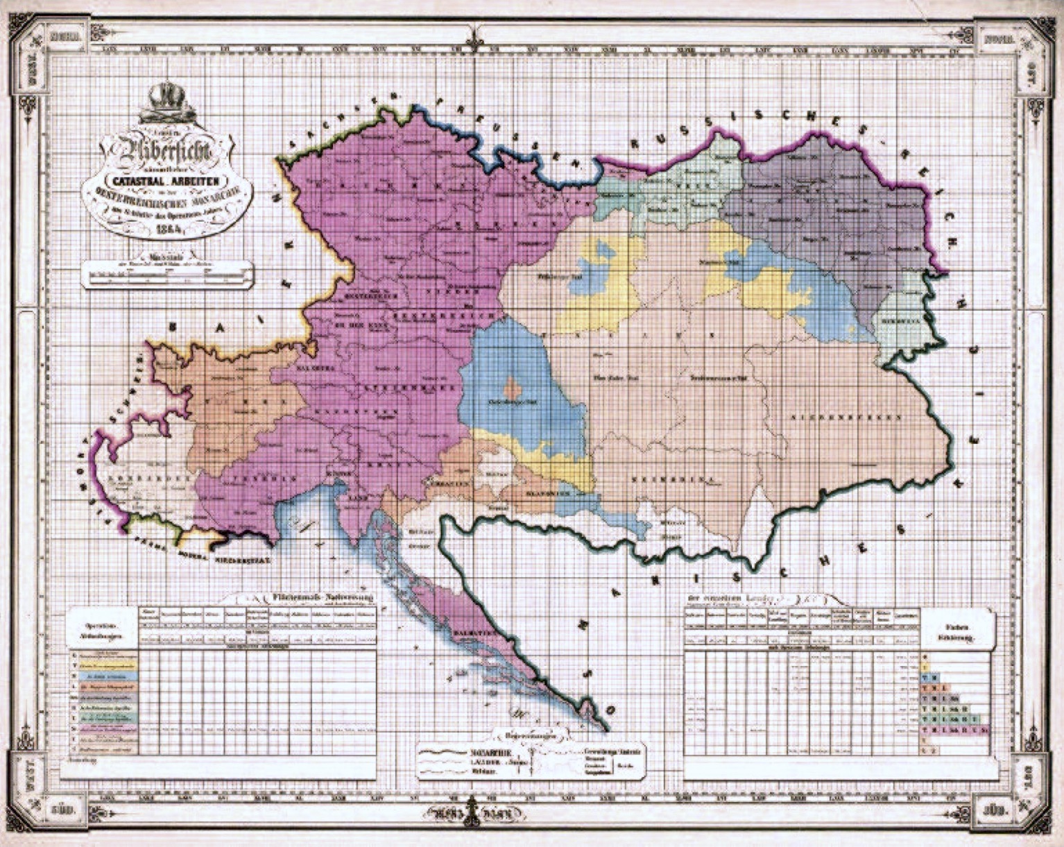 Tarnobrzeg 1853 cadastral map